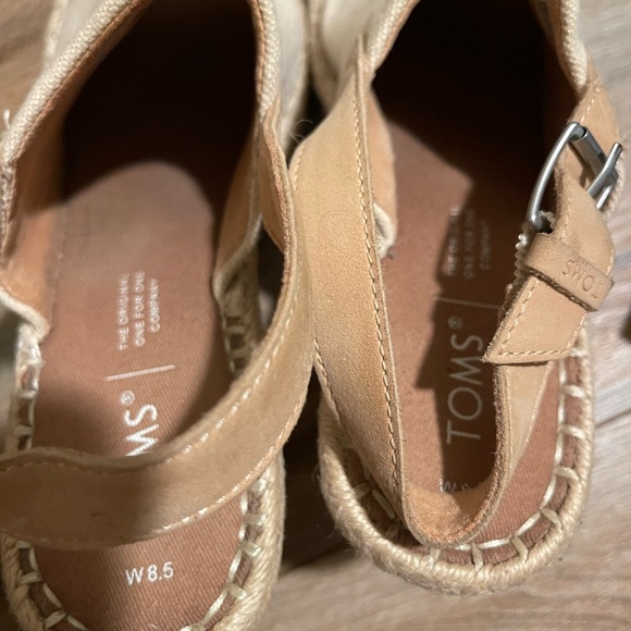 Toms Women's Espadrilles in Tan, Cream, Green, Gray - Picture 8 of 12